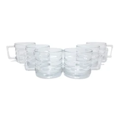 Набор чашек Zingan Glass 1431, 6 шт, прозрачный