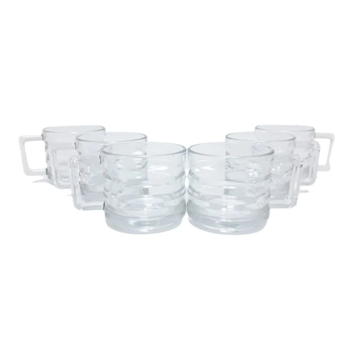 Набор чашек Zingan Glass 1431, 6 шт, прозрачный