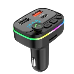 Автомобильный FM трансмиттер P3-PD Black Автомобильный FM трансмиттер P3-PD Black