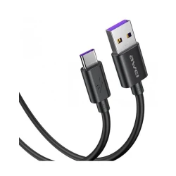 Кабель USB to Type-C Awei CL-113T 5A, 0.3 м