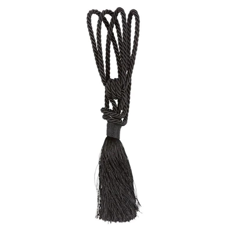 Держатель для штор JYSK Hvasser, 1 шт, 55 см, полиэстер, черный Держатель для штор JYSK Hvasser, 1 шт, 55 см, полиэстер, черный