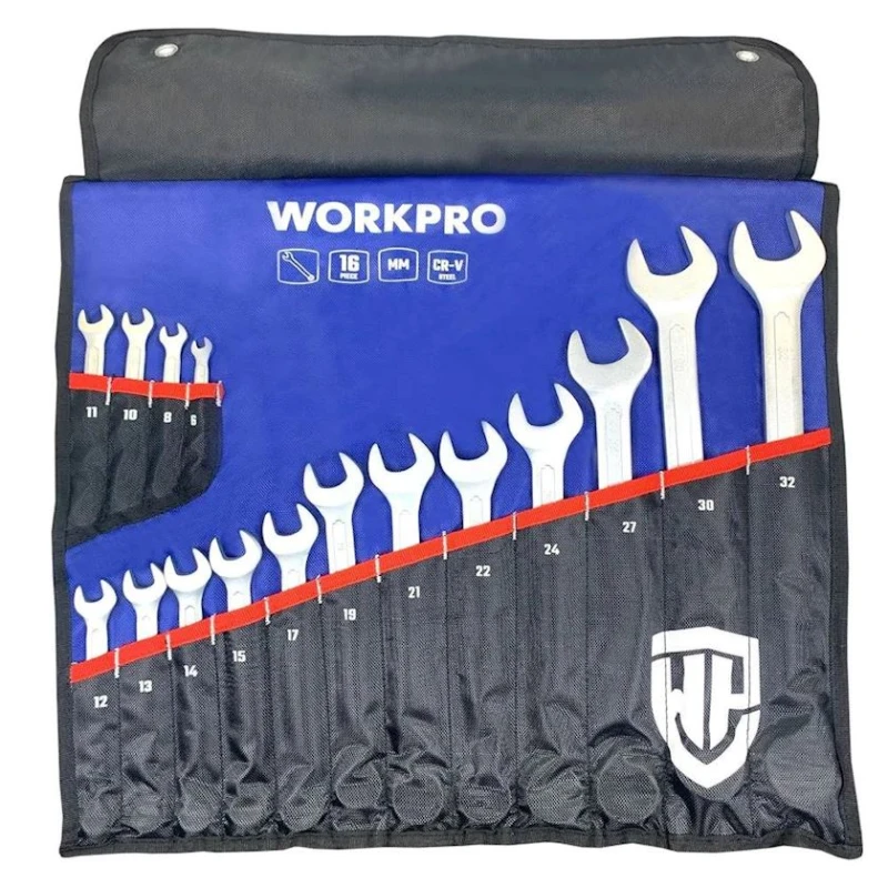 Набор комбинированных ключей Workpro WP202503, 16 шт