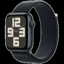 Ağıllı saat Apple Watch SE GPS Gen.2 (2023) 44mm Midnight with Midnight Sport Loop (MREA3QR/A)