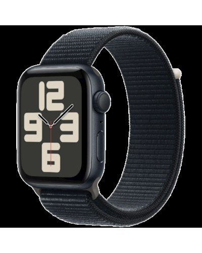 Ağıllı saat Apple Watch SE GPS Gen.2 (2023) 44mm Midnight with Midnight Sport Loop (MREA3QR/A)