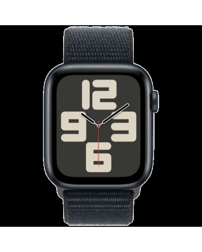 Ağıllı saat Apple Watch SE GPS Gen.2 (2023) 44mm Midnight with Midnight Sport Loop (MREA3QR/A)