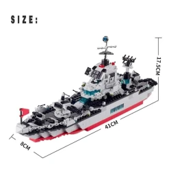 Blok konstruktor Decool Военный корабль 31039, 739 element