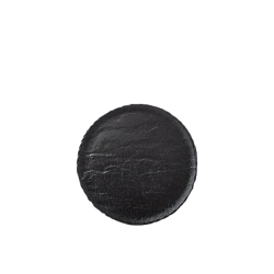 Тарелка Wilmax Slatestone WL‑661123/A, круглая, диаметр 18 см, фарфор, черный