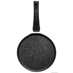 Сковородка для блинов HEM-0000111_shop, 28 см, гранит, черный