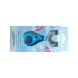 Детская зубная щетка U-образная, голубой Детская зубная щетка U-образная, голубой