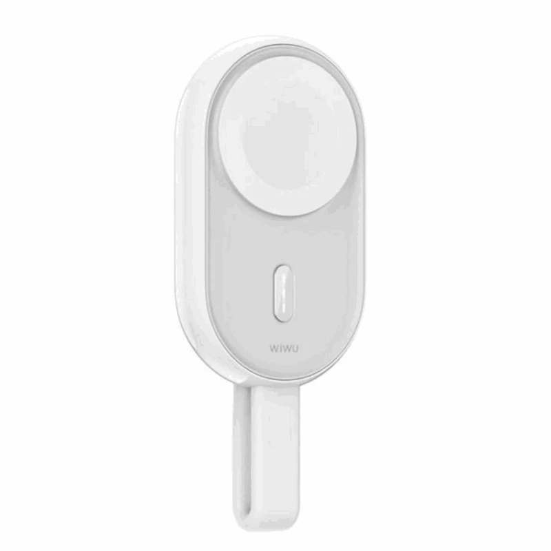 Беспроводное зарядное устройство для умных часов Wiwu Wi-M20 2-in-1 White Беспроводное зарядное устройство для умных часов Wiwu Wi-M20 2-in-1 White