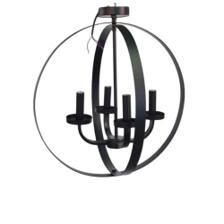Люстра подвесная Şəms Aydınlatma 85013, 4xE14, черная, металл - 8109-4 BK