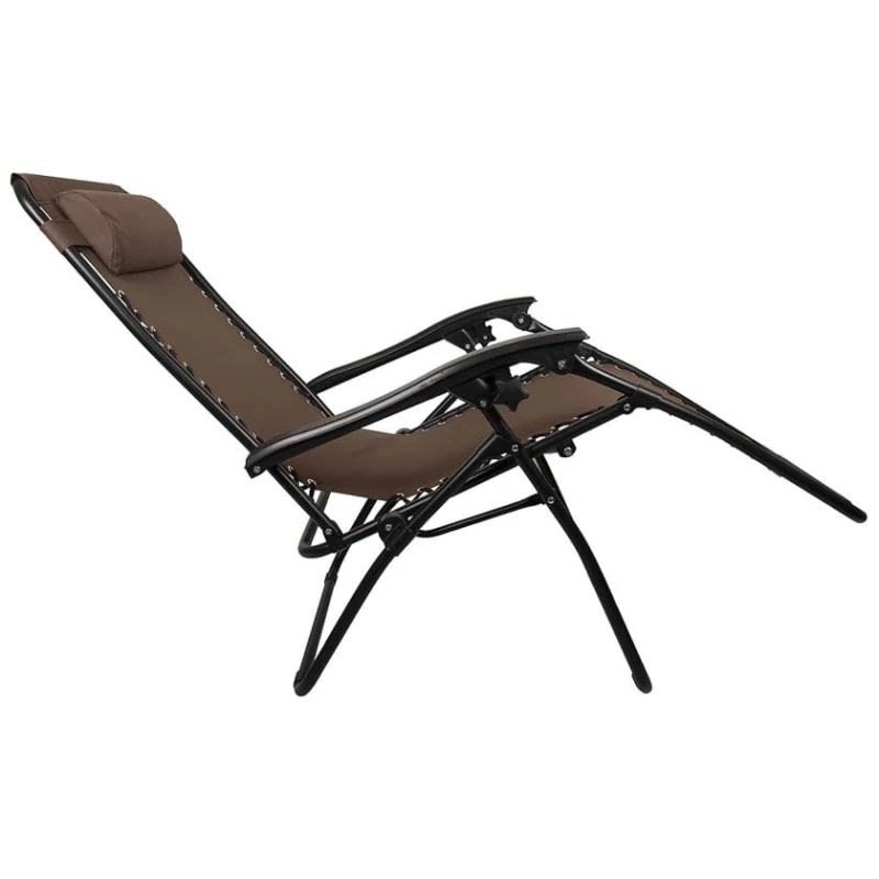 Шезлонг, коричневый