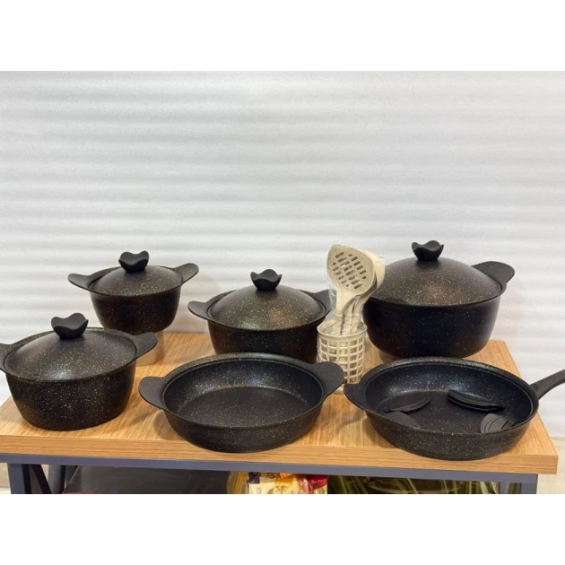 Набор посуды Chaynikov FS-133, черный