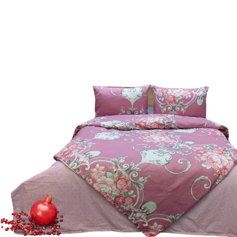 Комплект постельного белья Narlı 000986, пододеяльник 160x220 см, простыня 160x240 см, наволочка 50x70 см, полутораспальный, разноцветный