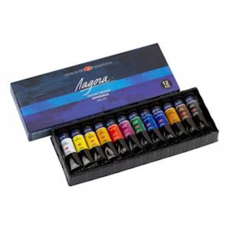 Akril boya dəsti Ладога, 12х18