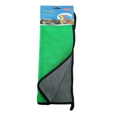 Avtomobil üçün mikrofiber salfeti, 39х27 sm, Yaşıl/Boz