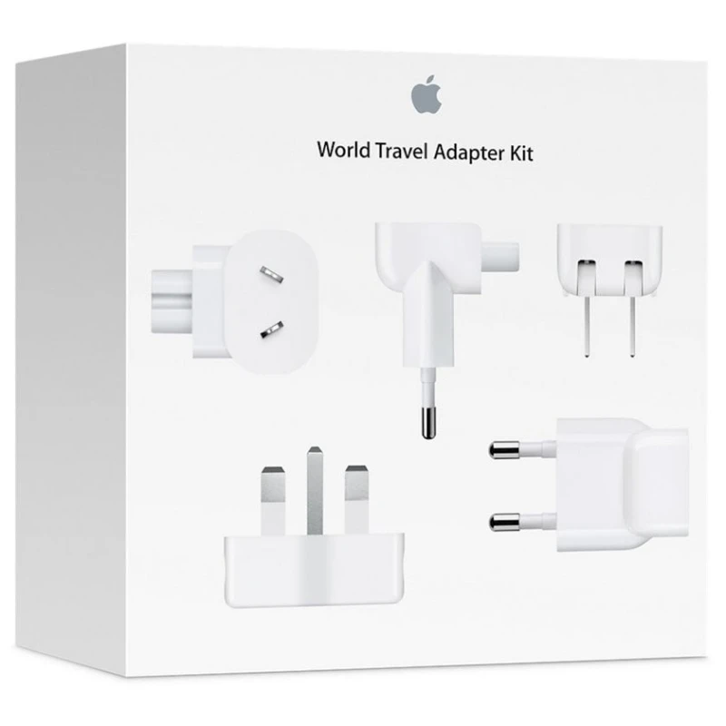 Комплект адаптеров Apple World Travel Adapter Kit (MD837ZM/A), Белый
