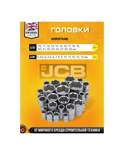 Alət dəsti JCB 4941-5, 94 əşya