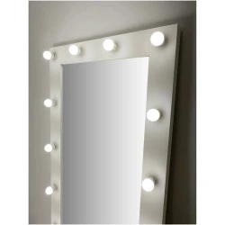 Напольное зеркало 3563, 185х80х7 см, белое Напольное зеркало 3563, 185х80х7 см, белое