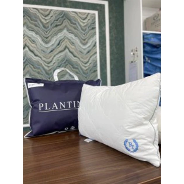 Yastıq MiraNova SF-671, satin/bambuk, ağ, 50х70 sm, 1 əd