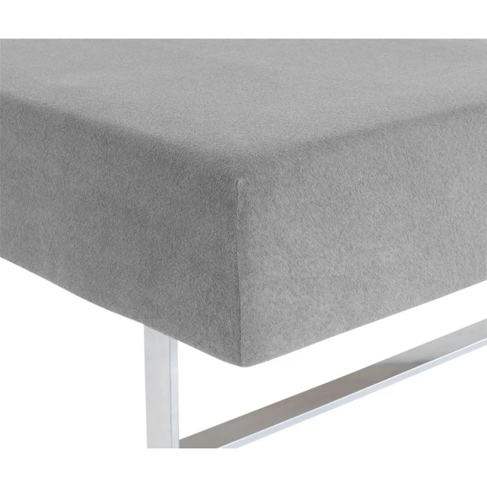 Mələfə JYSK Ravnebakke Terry, 140/150x200x25 sm, pambıq/polyester, boz