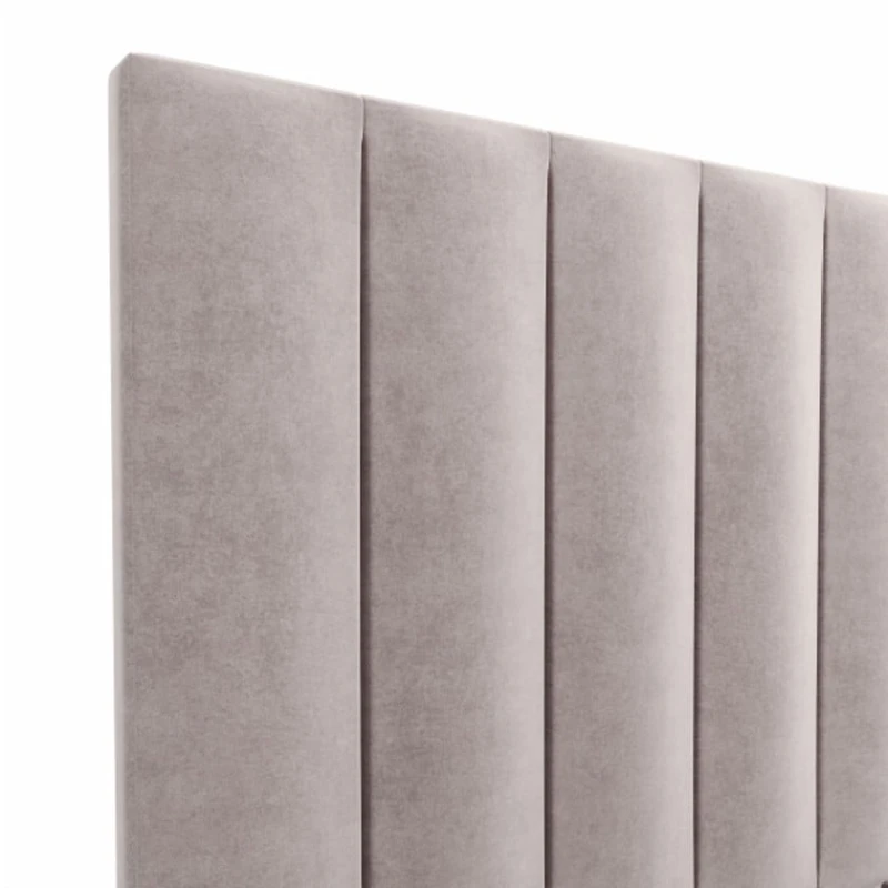 Односпальная кровать Art_tek_yataq(120) 37, ламинат/текстиль, бежевая, 200x85x120 см