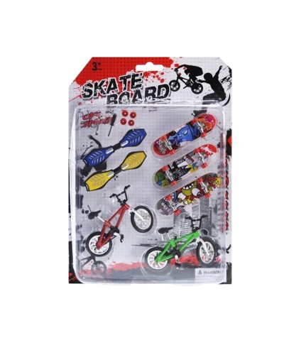Barmaq üçün oyun dəsti Mini Fingerboard Skate Board 2356-34