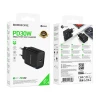 Адаптерная головка, один порт USB-C PD 30 Вт Borofone BA84A черный