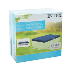 Тент для бассейна Intex 28037, 389х184 см, синий