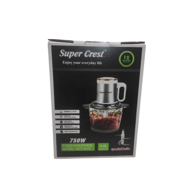 Измельчитель Super Crest SCT-2015 White/Silver