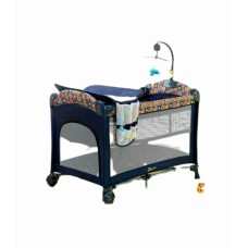 Manej-çarpayı Cool Baby 970 Blue, 4 yaşa qədər, 76x110x76 sm, göy