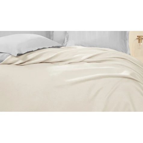 Покрывало пике Yataş Anders, 160x220 см, односпальный, бамбук/хлопок, светло-желтый