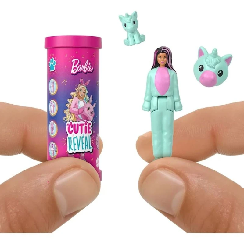 Кукла-сюрприз Mattel Mini BarbieLand Cutie Reveal HYM25, 4 см, 4 года+