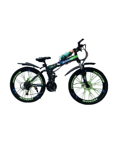 Dağ velosipedi VeloStrim 26 qara/yaşıl