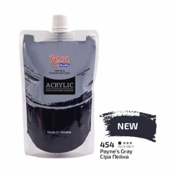 Акриловая краска Rosa Studio 454 Payne's Gray, 200 мл