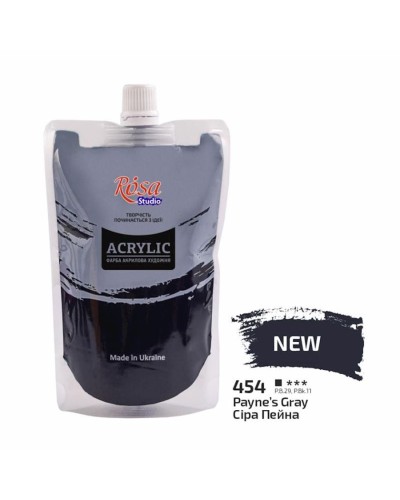 Akril boya Rosa Studio 454 Payne's Gray, 200 ml