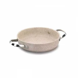 Сковородка для омлета Korkmaz Granita A1271, 20 см, алюминий с антипригарным покрытием, две ручки, Бежевый Сковородка для омлета Korkmaz Granita A1271, 20 см, алюминий с антипригарным покрытием, две ручки, Бежевый