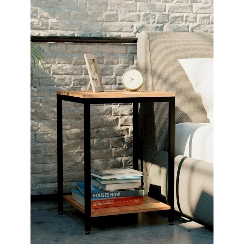 Тумба 3563_LoftSteelVotan, 40x40x55 см, коричневая Тумба 3563_LoftSteelVotan, 40x40x55 см, коричневая