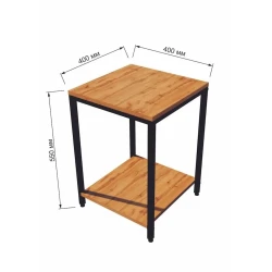 Тумба 3563_LoftSteelVotan, 40x40x55 см, коричневая Тумба 3563_LoftSteelVotan, 40x40x55 см, коричневая