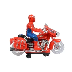 Oyuncaq motosikl Spiderbike 444, plastik, qırmızı