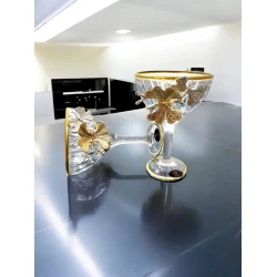 Набор Gallery Home GH-000190, стекло, прозрачный/золотистый, 6 шт Набор Gallery Home GH-000190, стекло, прозрачный/золотистый, 6 шт