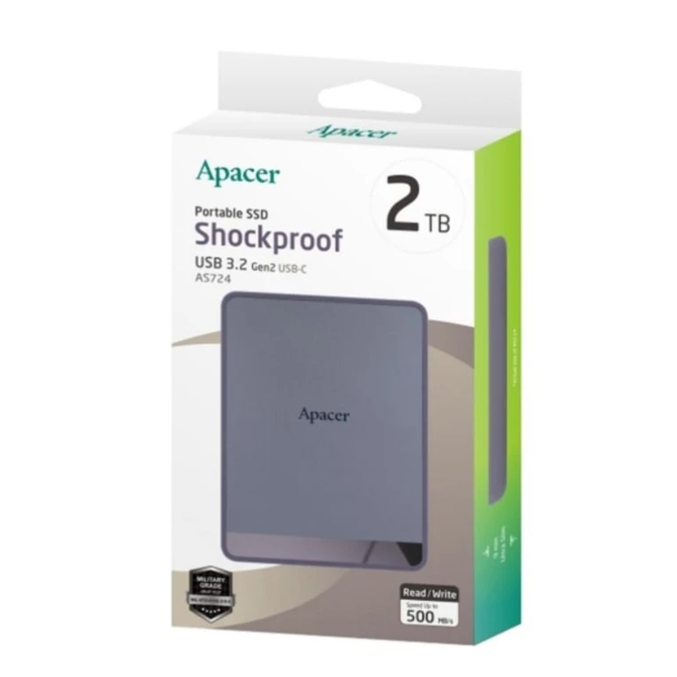 SSD-накопитель SSD Apacer AS724 2 ТБ USB 3.2 Gen.2 Type-C