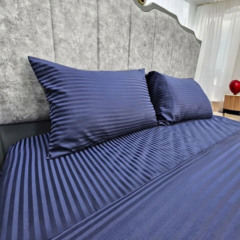 Комплект постельного белья Narlı 000227, пододеяльник 200x220 см, простыня 230x240 см, наволочка 50x70 см (2 шт), двуспальный, хлопок, синий Комплект постельного белья Narlı 000227, пододеяльник 200x220 см, простыня 230x240 см, наволочка 50x70 см (2 шт), двуспальный, хлопок, синий