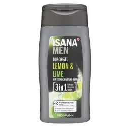 Гель для душа Isana Men 3в1 Lemon & Lime 300 мл