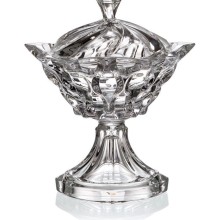 Şirniyyat qabı Hom-me 104357, 62x42x25 sm, büllur, şəffaf