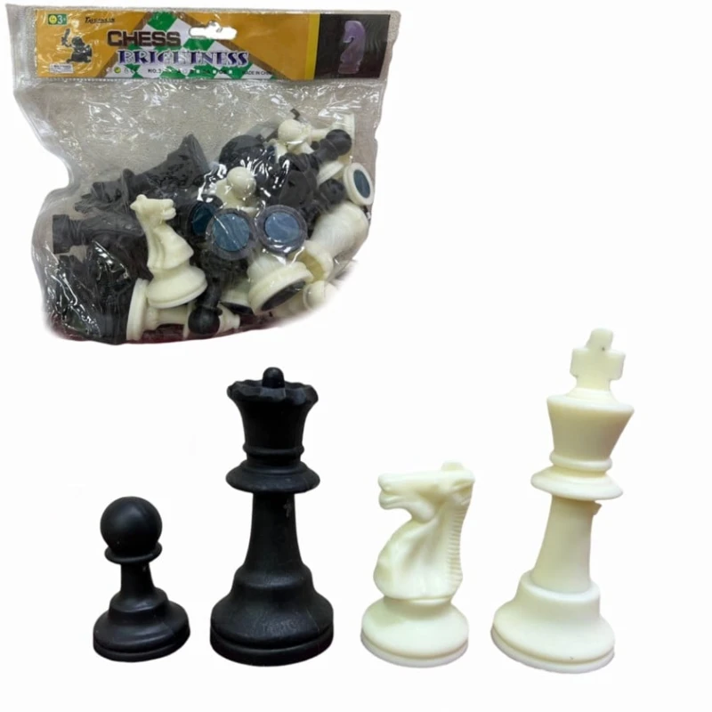 Шахматные фигуры WS0883, белый/черный
