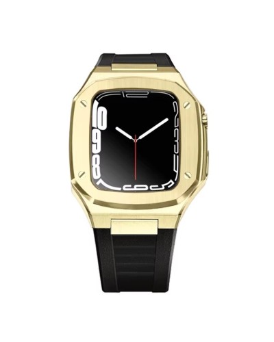 Qayış və çexol SW701 Apple Watch 44/45mm üçün Black/Gold