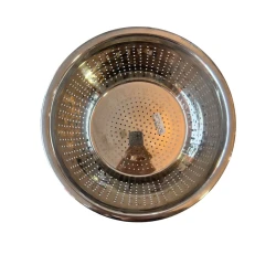 Дуршлаг ZGH-00194, 28 см, нержавеющая сталь, серебристый Дуршлаг ZGH-00194, 28 см, нержавеющая сталь, серебристый