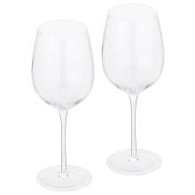 Ağ şərəb üçün qədəh dəsti Gipfel Corse 42213, 2 əd, 360 ml, şüşə, şəffaf