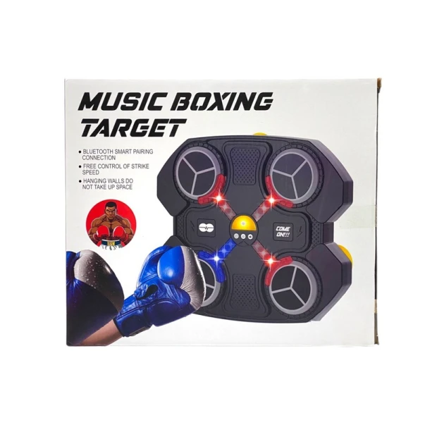 Боксерская панель M6160, с подсветкой, Bluetooth, музыкальная, 3+ лет